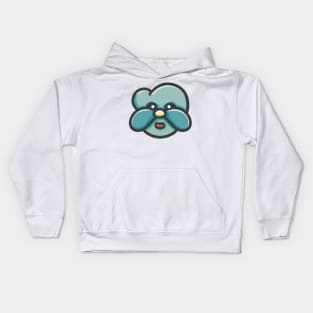 Cute Dog Face Kids Hoodie